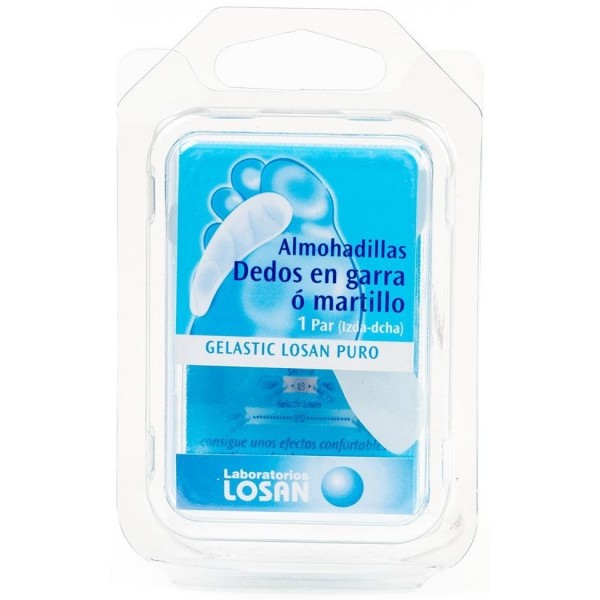 Gelastic Losan Almohadilla Dedos En Garra Apoyo Digital Talla Pequeña 1 Par