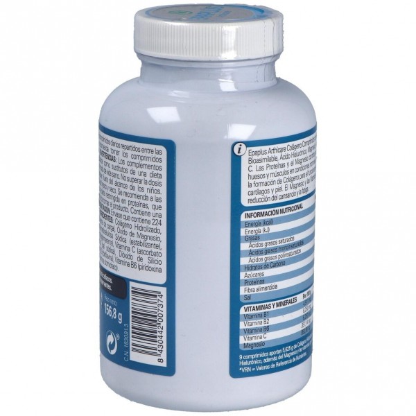 Epaplus Colágeno+ Ác. Hialurónico + Magnesio 14 Días 224comp - Peroxfarma - Peroxidos Farmaceuticos