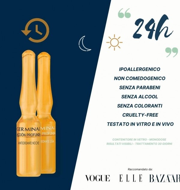 Germinal Acción Profunda Antioxidante Dia, 30 Ampollas.- Alter Cosmética