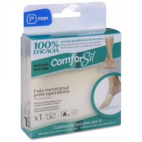 Comforsil Faja Metatarsal Post-Operatoria De Juanetes Talla L, 1 Ud