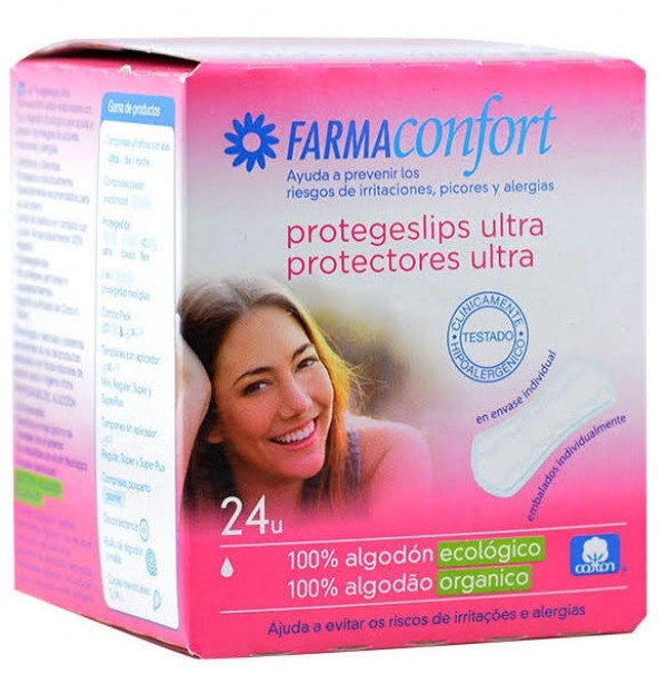 Protege-Slip 100%Algodon - Farmaconfort (Ultrafino 24 U)