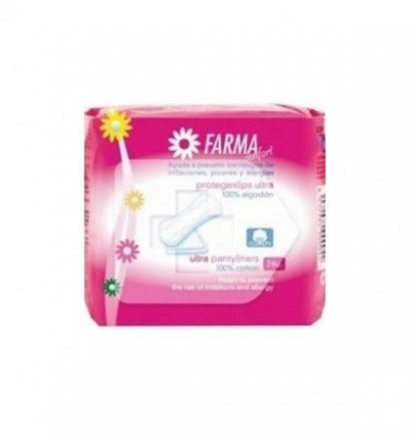 Protege-Slip 100%Algodon - Farmaconfort (Ultrafino 24 U)