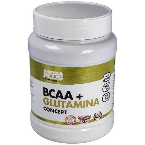 Bcaa+Glutamina Concept Limon 500Gr.