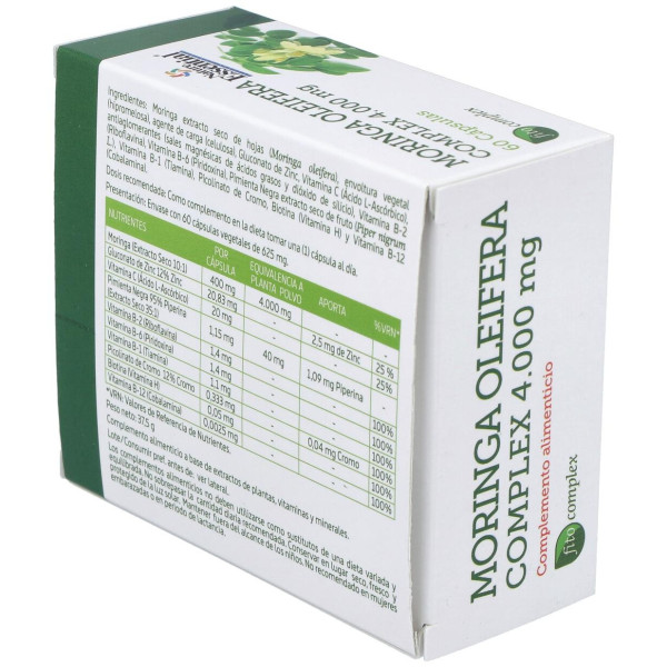 Nature Essential Moringacomplex 4000Mg Extracto Seco 60 Vcaps