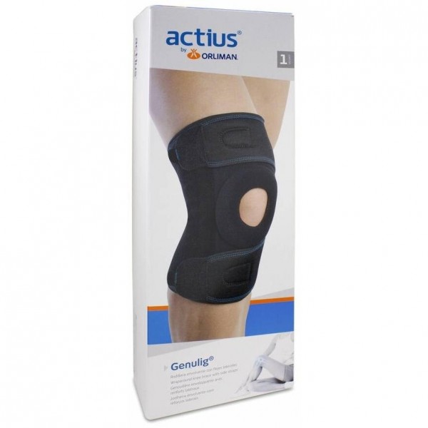 Actius Rodillera Elástica Con Flejes Talla Única, 1 Ud