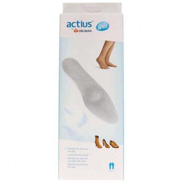 Orliman Feetpad Plantilla De Silicona Larga Con Apoyo Retrocapital Forrada Acp936 Talla 4 N° 43-44, 1 Par