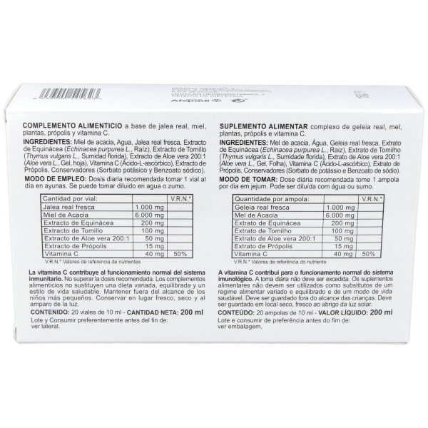 Integralia Jalea Real Aloe Vera Forte 20Viales