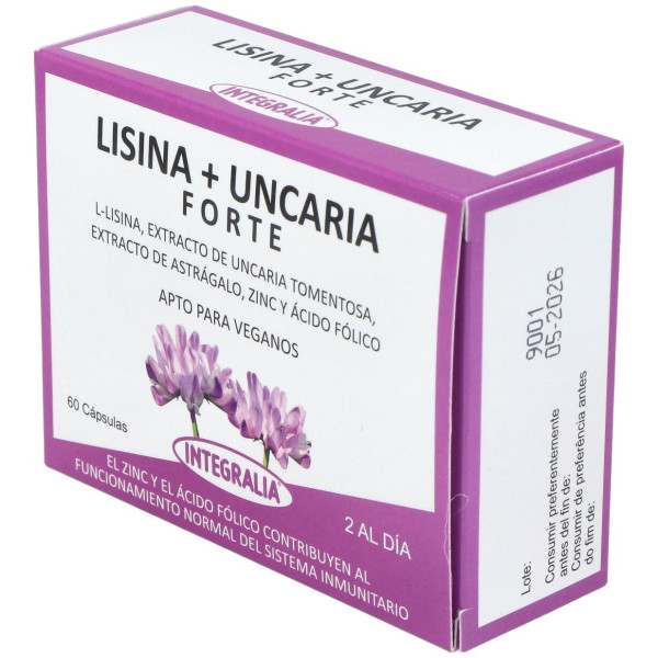 Integralia Lisina + Uncaria Forte 60Caps