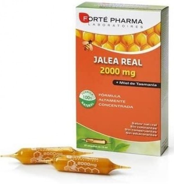 Revital Jalea Real 2000 Mg Ampollas Bebibles (20 Viales)
