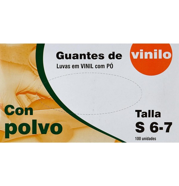 Guantes Achen Vinilo T P  100U