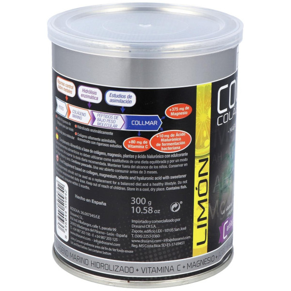 Drasanvi Collmar® Colágeno Marino + Magnesio Sabor Limón 300G