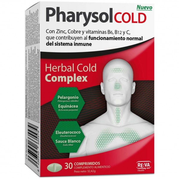 Pharysol Cold 30 Comprimidos