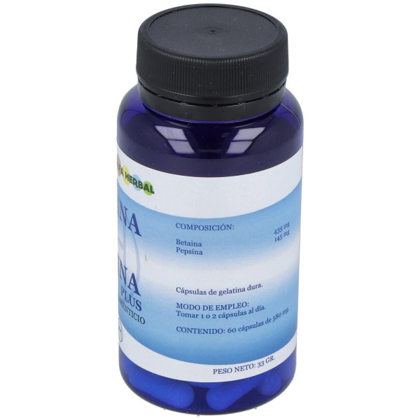 Alfa Herbal Betaina 500+Pepsina 60Caps
