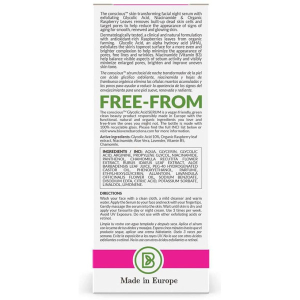 Biovene The Conscious Glycolic Acid Exfoliating Glow Serum 30Ml