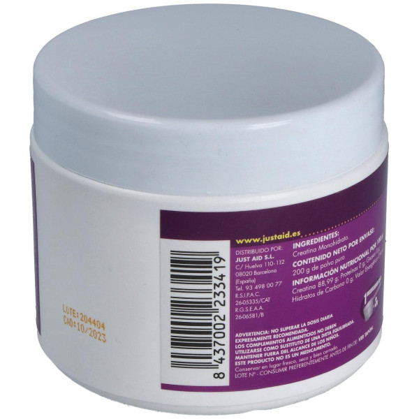 Creatina 0 (Monohidrato Pura) 200Gr.Polvo