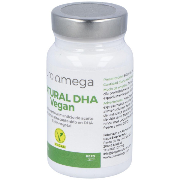 Puro Omega Natural Dha Vegan 60Perlas