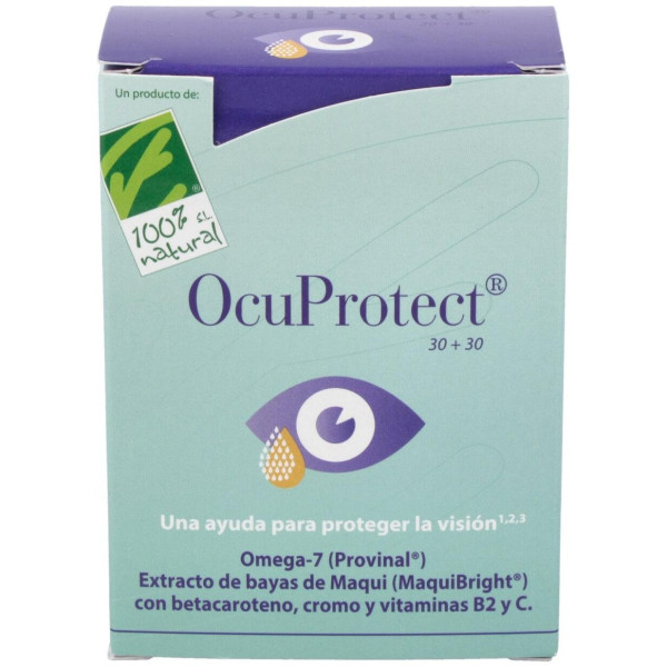 100% Natural Ocuprotect 30 Cápsulas +30 Cápsulas