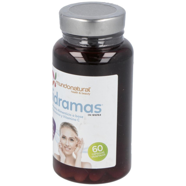 Mundo Natural Hidramas Acido Hialuronico 60 Cap