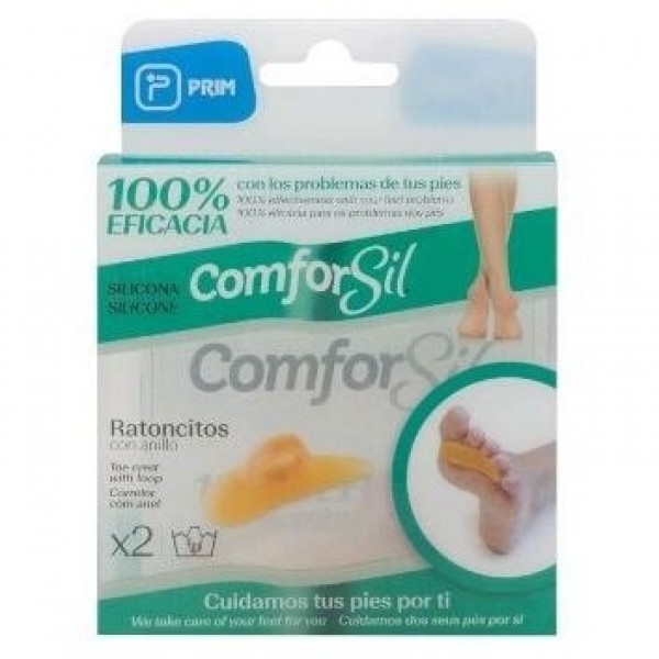 Comforsil Ratoncitos Silicona Anillo Dedos Derecho E Izquierdo T-L 2Uds