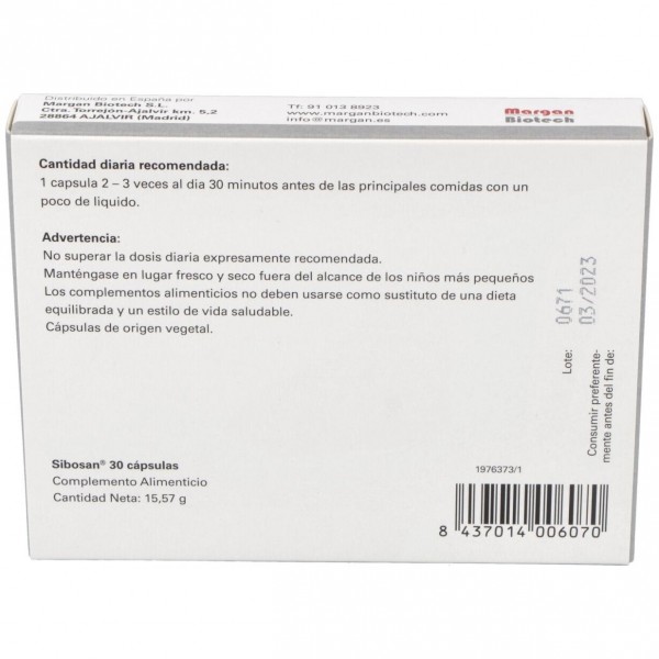Margan Biotech Laves Sibosan, 30 Cápsulas