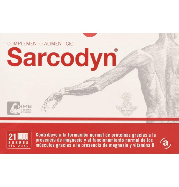 Sarcodyn, 21 Sobres Sabor Piña. - Actafarma Laboratorios