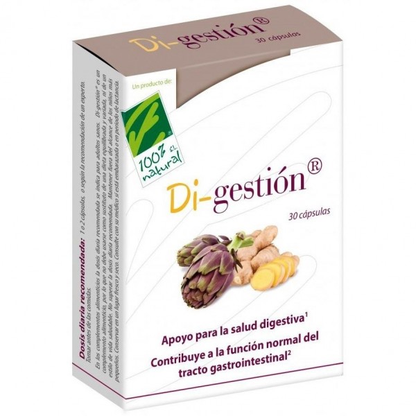 Cien Por Cien Natural Di-Gestion 30 Capsulas