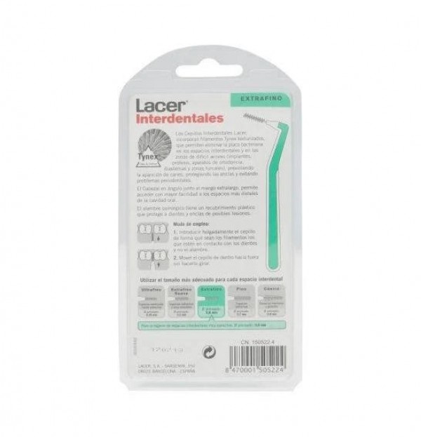 Cepillo Interdental - Lacer (extrafino Angular) - Lacer Laboratorios Sa