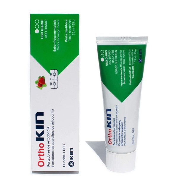 Orthokin Pasta Dentifrica (1 Envase 75 Ml Sabor Fresa Mentolada)