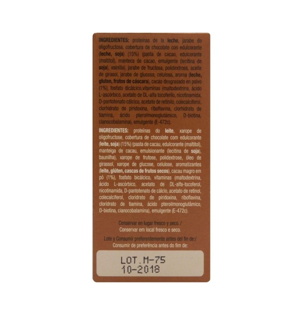 Siken Diet (5 Barritas 36 G Sabor Chocolate)