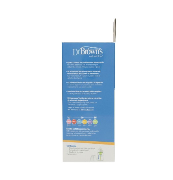Biberon Estrecho - Dr Brown´S Natural Flow Options+ (120 Ml)