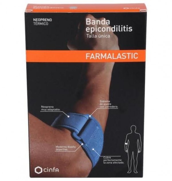 Codera Banda Epicondilitis - Farmalastic Neopreno (1 Unidad Talla Unica)