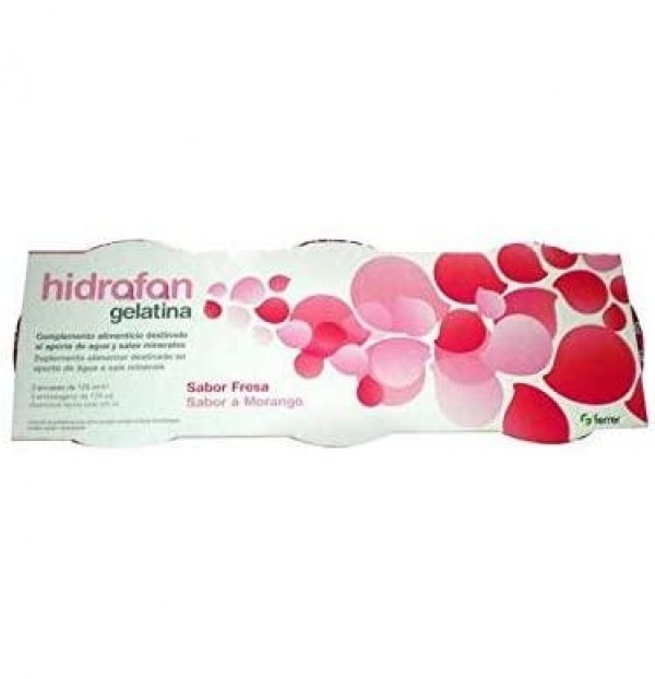 Hidrafan Gelatina (3 Envases 125 Ml Sabor Fresa)