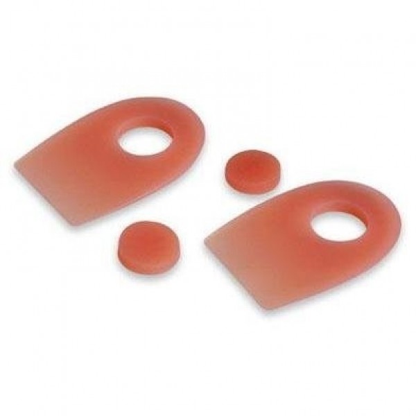 Conforsil Taloneras Para Espolón Con Orificio Desplazable Talla S, 2 Ud