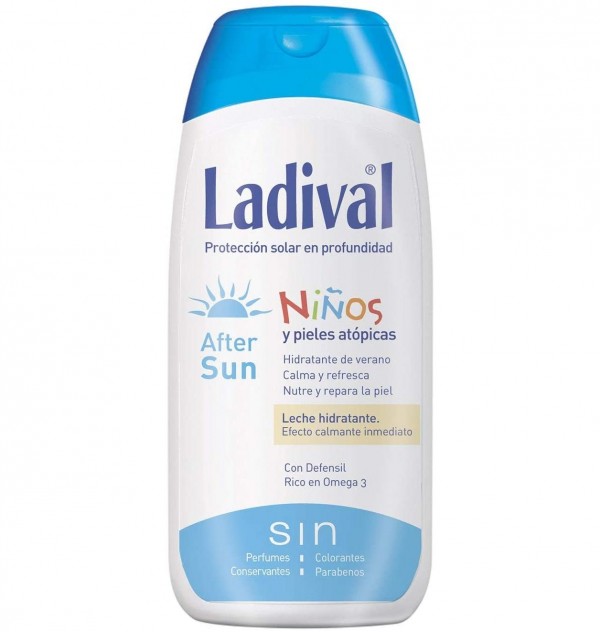 Ladival Niños Fotoprotector Fps 50+ Leche - Fotoproteccion Muyalta + After Sun (2 Envase 200 Ml Pack Duplo)