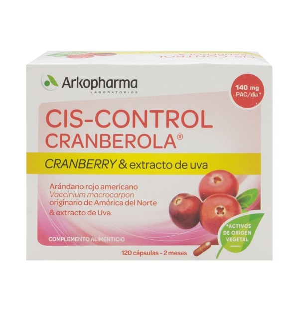 Cranberola Ciscontrol Arandano Americano Arko (140 Mg 120 Capsulas)