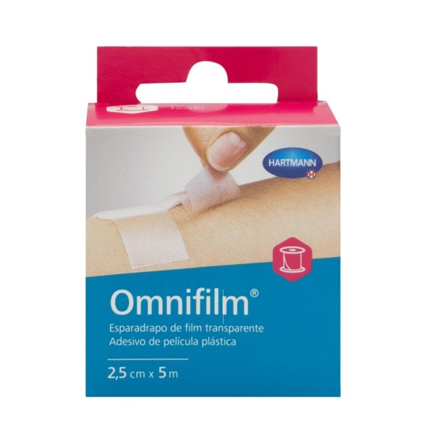 Esparadrapo Hipoalergico - Omnifilm (1 Unidad 5 M X 2,5 Cm Film Transparente)