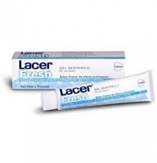 Lacer Fresh Frescor Prolongado Gel Dentifrico (1 Tubo 125 ml) - Lacer Laboratorios Sa
