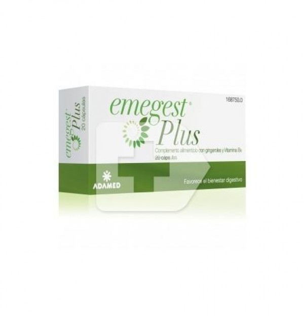 Emegest Plus, 20 Capsulas. - Adamed Lab