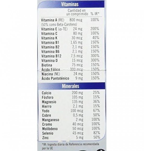 Multicentrum Hombre 50+ (30 Comprimidos)