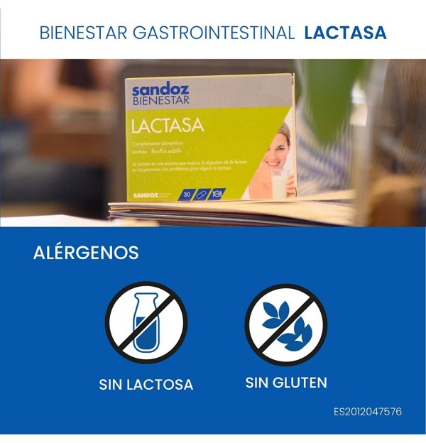 Sandoz Bienestar Lactasa (30 Capsulas)