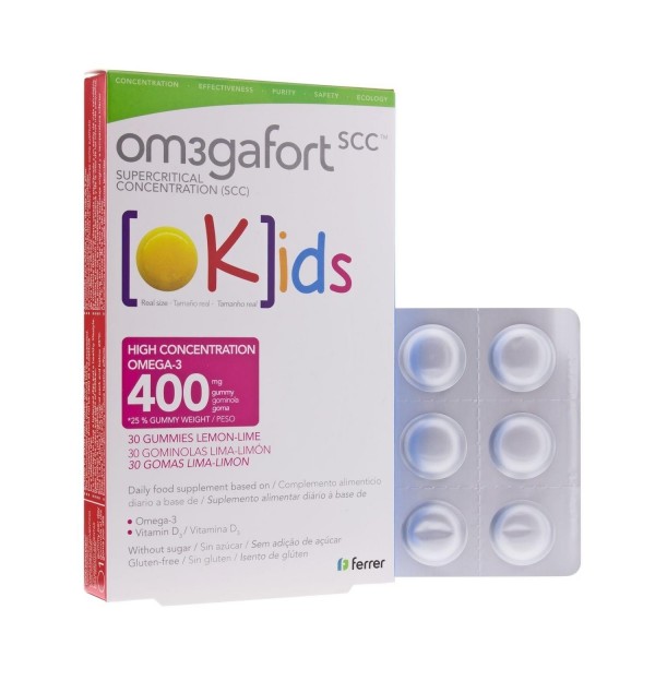 Om3Gafort Okids - Omegafort (30 Gominolas)