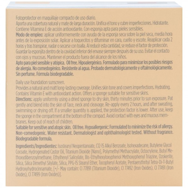 Isdin Fotoprotector Compact 50+ Maquillaje Color Arena 10G