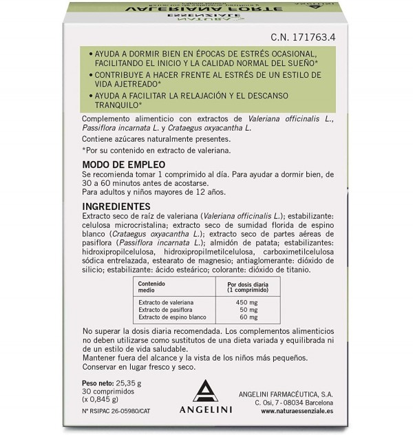 Valeriana Forte (30 Comprimidos)