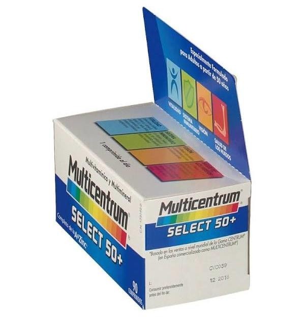 Multicentrum Select 50+ (90 Comprimidos)