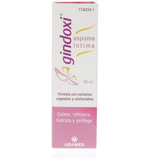 Gindoxi Espuma Higiene Intima,  50 Ml. - Adamed Lab