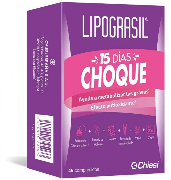 Lipograsil 15 Dias Choque (45 Comprimidos)