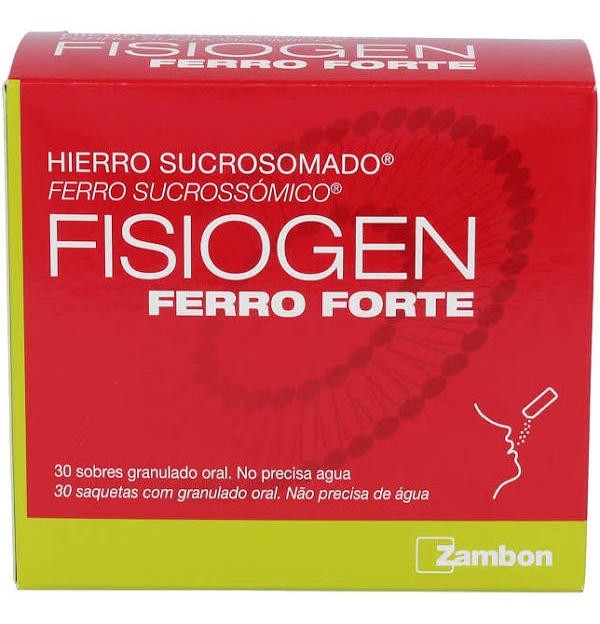 Fisiogen Ferro Forte, 30 Sobres. - Zambon