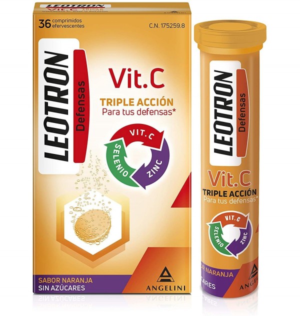 Leotron Vitamina C (36 Comprimidos Efervescentes)
