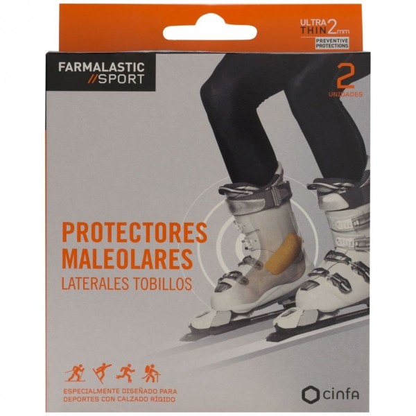 Farmalastic Sport Apósito Protector Maleolo Laterales Tobillos 5X11Cm 2Uds