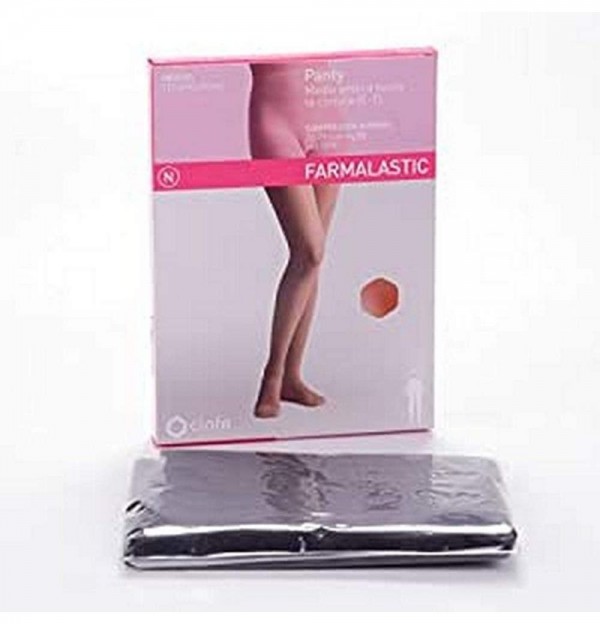 Panty Compresion Normal 140 Den - Farmalastic (Talla Grande Color Negro)